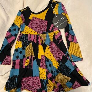 NWT Little Sleepies Nightmare Before Christmas Sally Patchwork Twirl Dress 3T